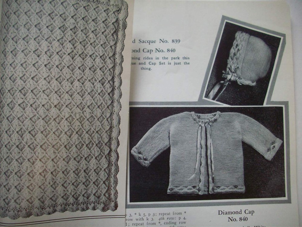 30's 40's? Crocheted & Knitted creations for children pattern booklet