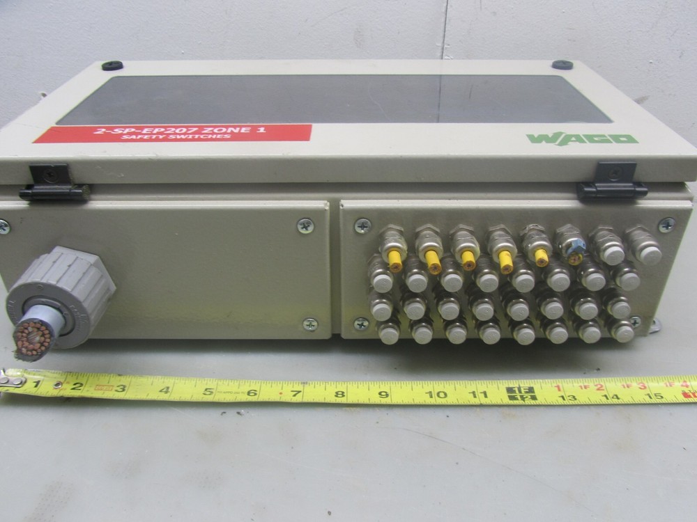 WAGO IP65 ALUMINUM INCLOSURE, USED