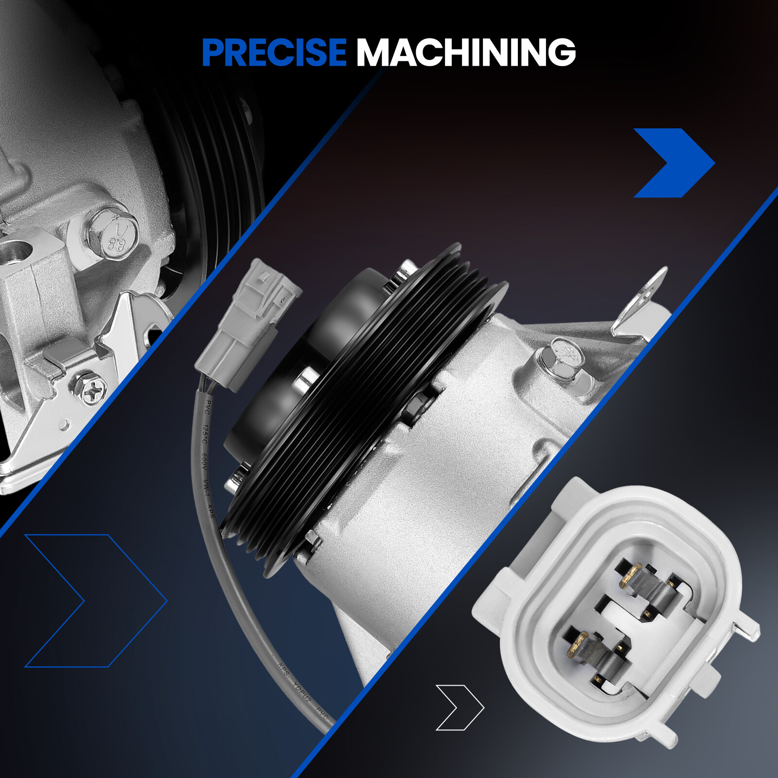 AC A/C Compressor w/Clutch For 2004-2006 Scion xA xB1.5L l4 CO 11034C 8831052250