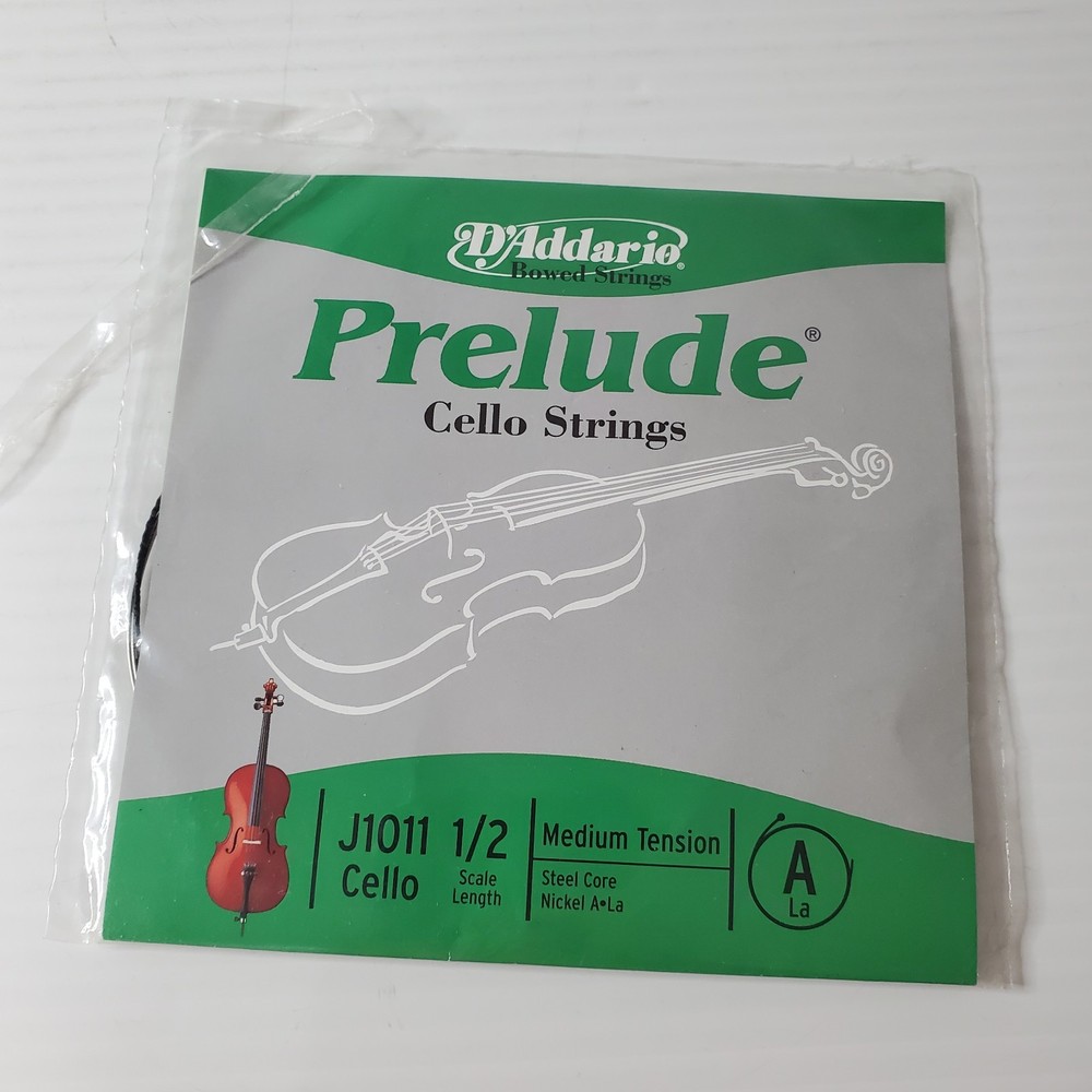 D'Addario Prelude Cello Single A String 1/2 Scale Medium Tension New