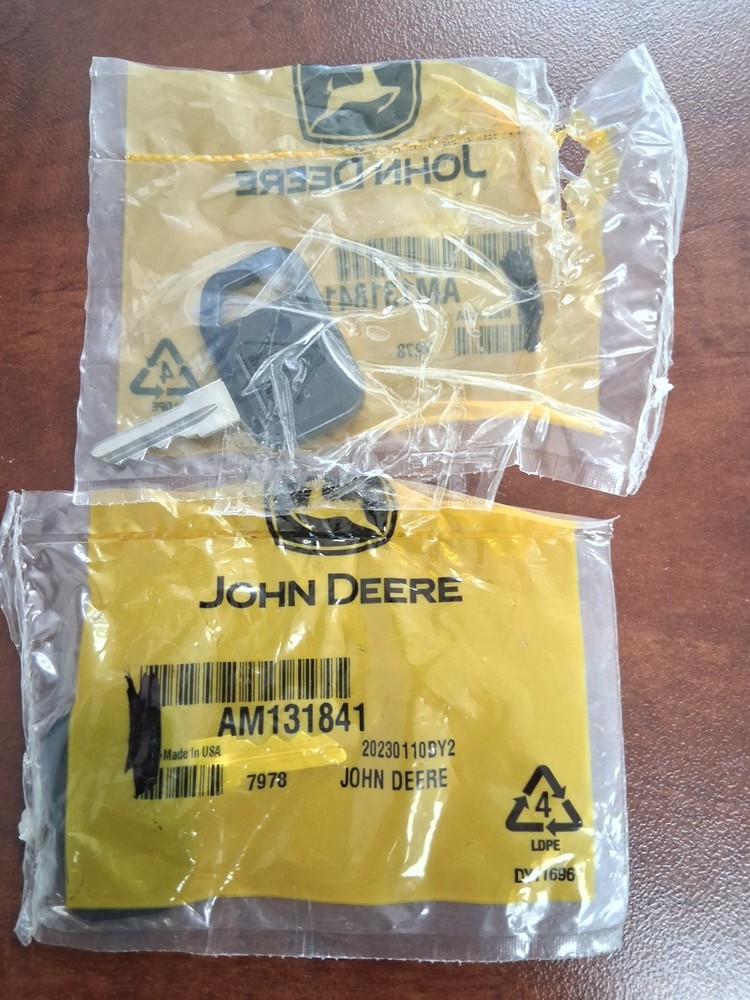 John Deere Original Equipment 2 Keys #AM131841