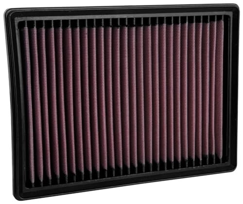 Engine Air Filter: Reusable, Clean Every 75,000 Miles, Washable, Premium,