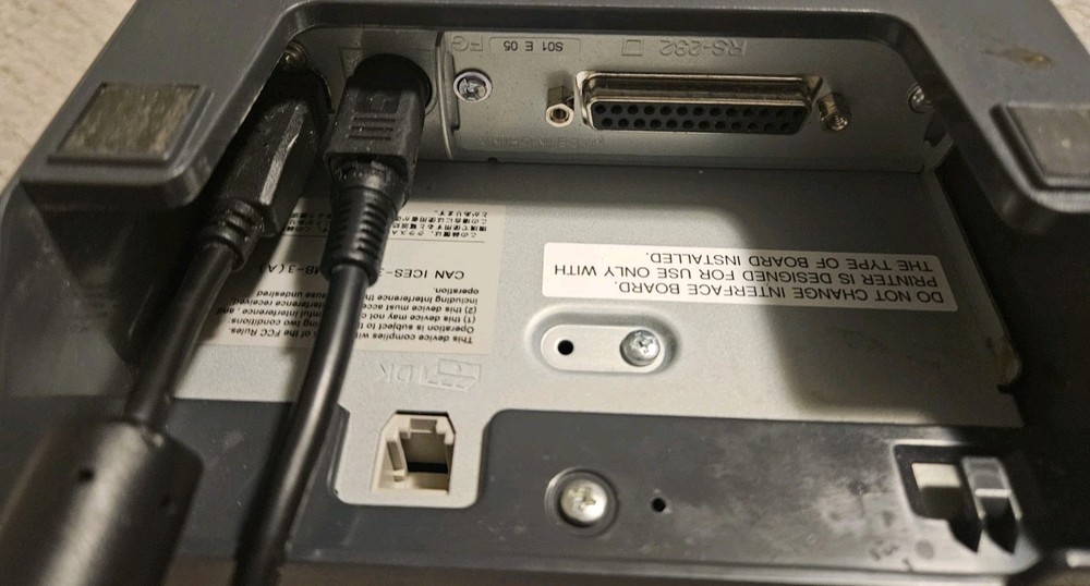 Epson TM-T201 POS Thermal Receipt Printer Tested Working