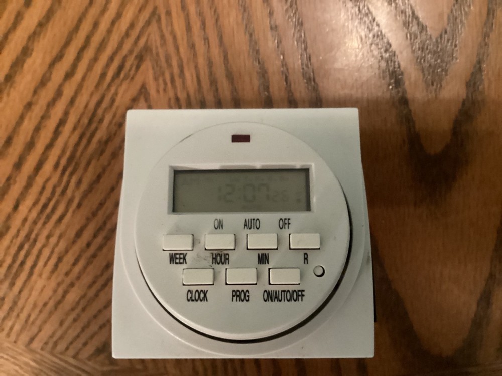 Auto Dual Outlet Timer Digital Programmable Timer Plants Aquariums Weed Mood