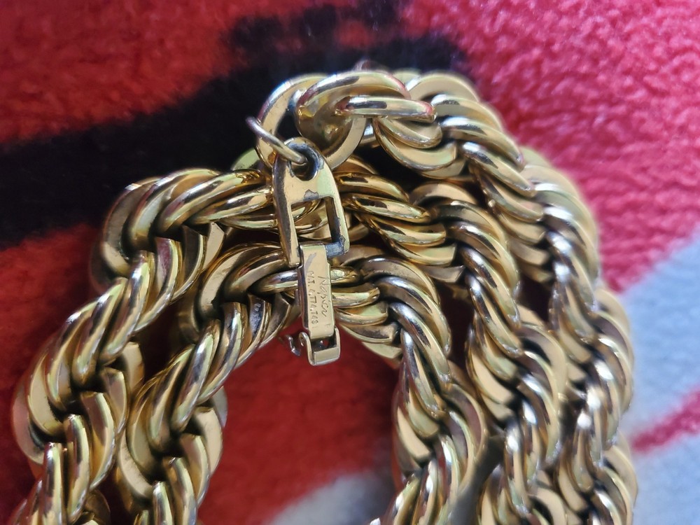 Napier Heavy Gold Tone Chain