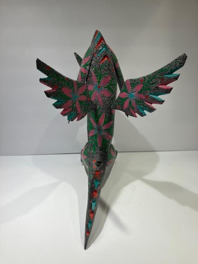 DRAGON Standing Hand Carved Oaxacan Folk Art Oaxaca Mexico