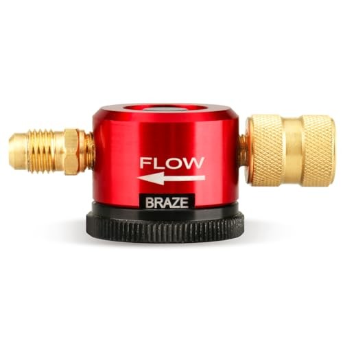 Nitrogen Purging Tool,Hvac Tool for Quickly And Easily Adjusting Nitrogen,Red