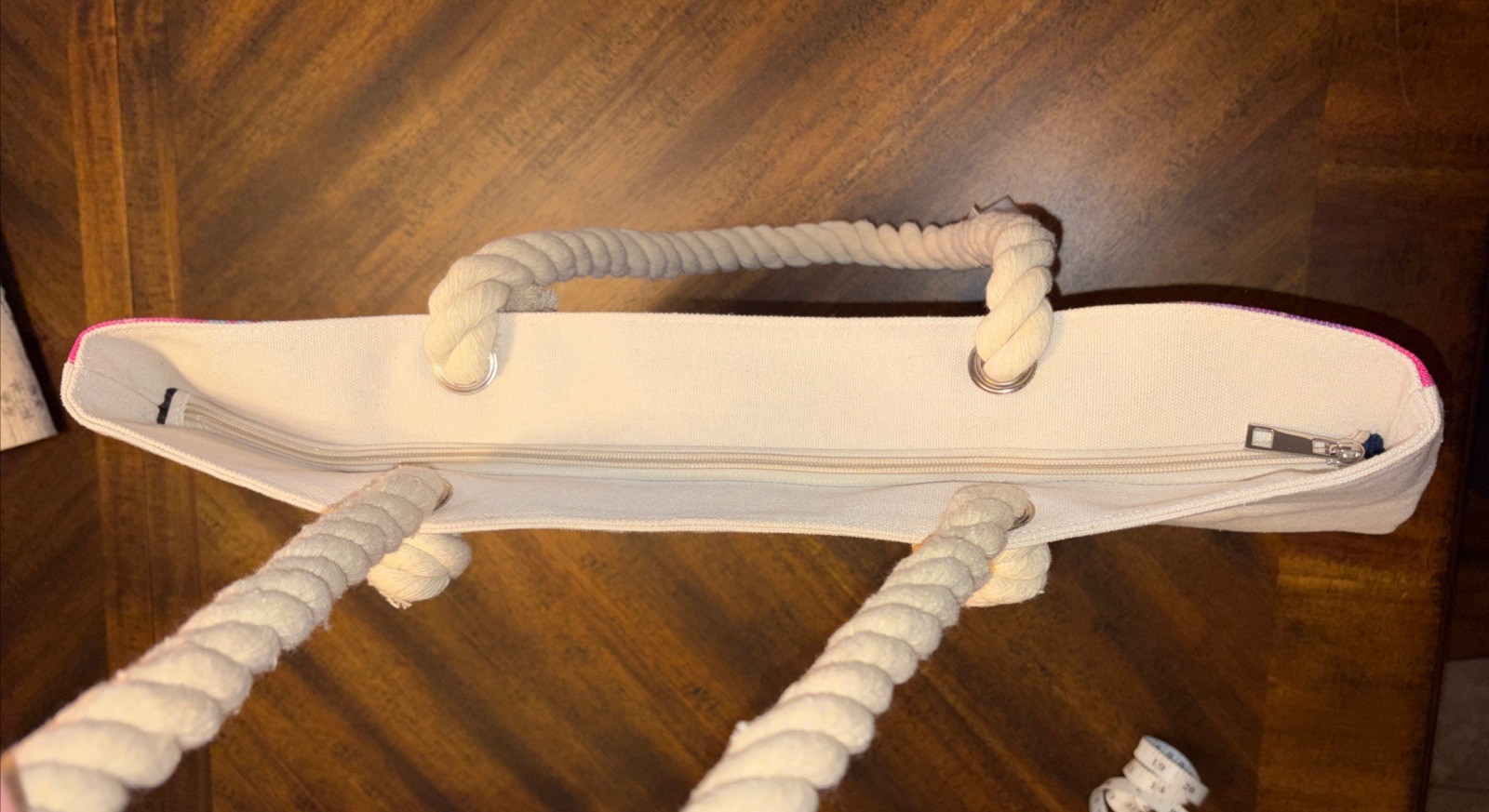 NEW Disney Cruise Line Joey Chou Tote Bag Blue Sorcerer Mickey Dumbo Tangled