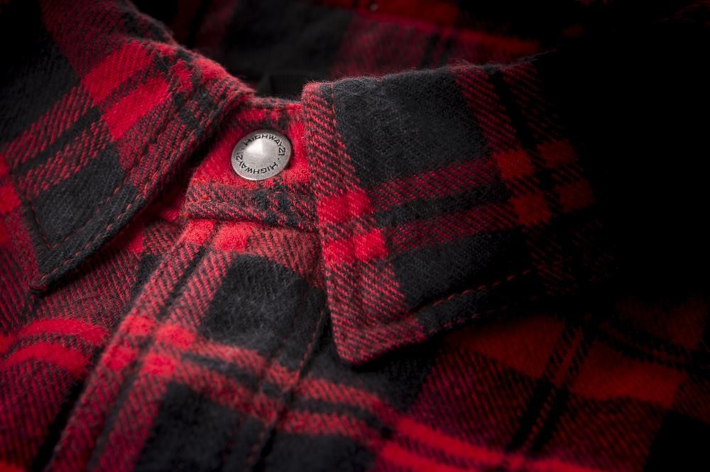MARKSMAN FLANNEL BLACK/RED SM