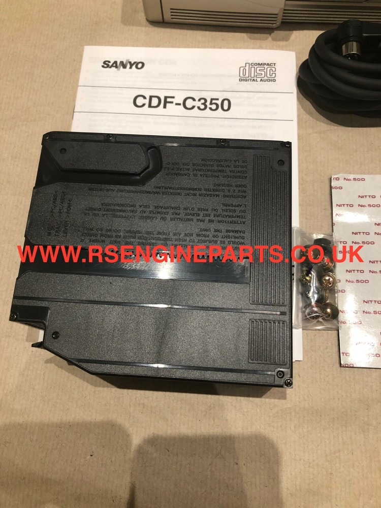 SANYO CDF-C350 Compact Disc Auto Changer Complete Kit In Original Box Quick Post