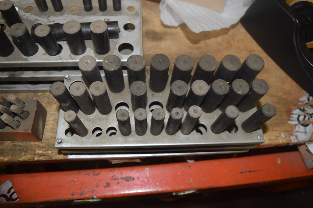 42 USED LARGE TRANFER PUNCHES