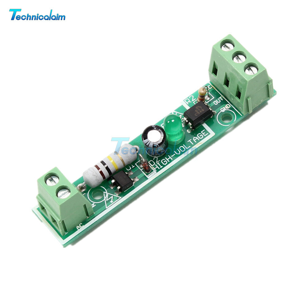 1 Channel Optocoupler Isolation Module Detect Board Adaptive AC 220V For 24V PLC