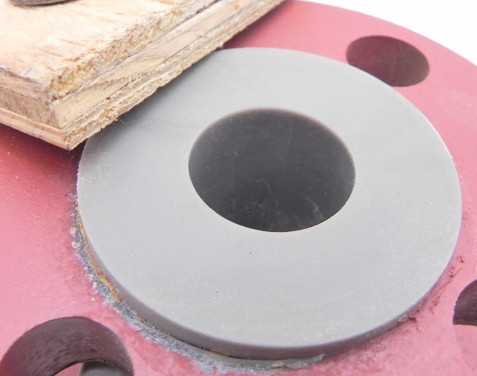 3P PFA Lined & Flanged Reducing Tee 3" X 3" X 1"