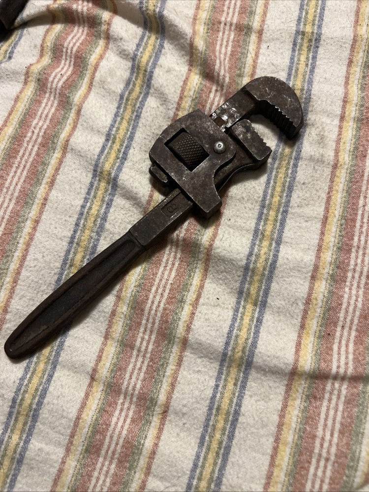 Vintage Worth 8 Inch Pipe Wrench Stillson Pattern Tool