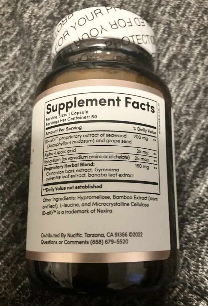 Nucific Phyto Control Fat Fighting Formula 60 Ct. NEW
