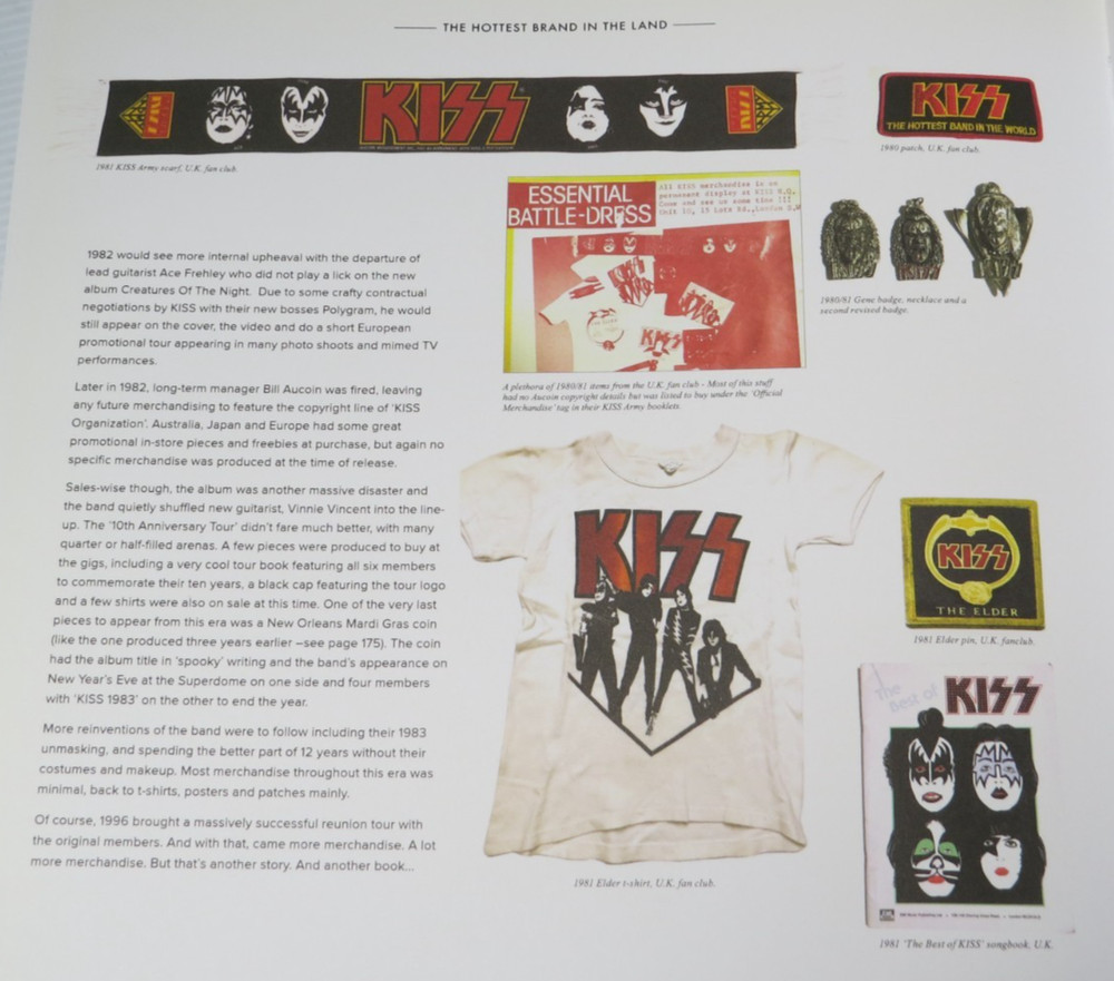KISS OFFICIAL 1981 SCARF SET OF 2 WITH ERIC CARR AUCOIN AUSTRALIA & EUROPE RARE!