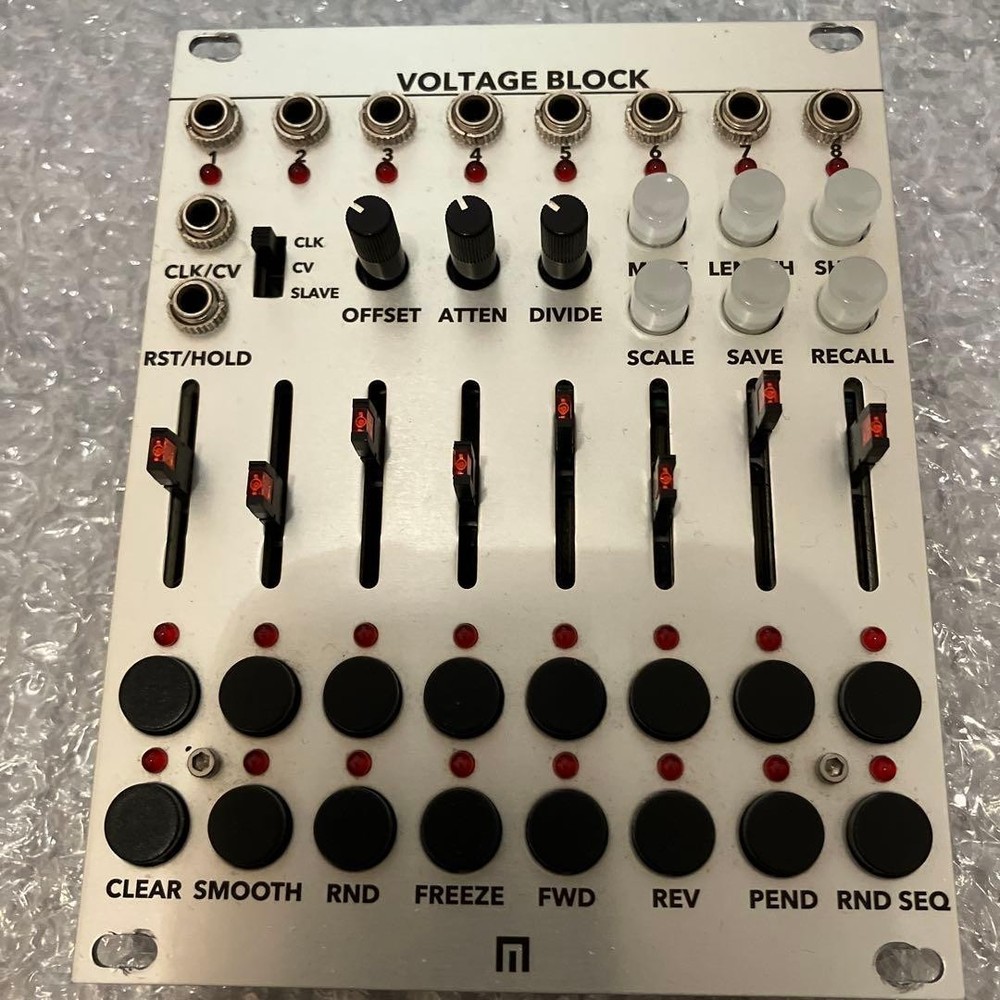 Malekko Voltage Block Eurorack CV Sequencer Module Tested Working from japan