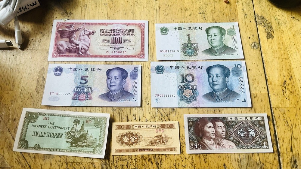 Lot Of Foreign Currency From Different Countries