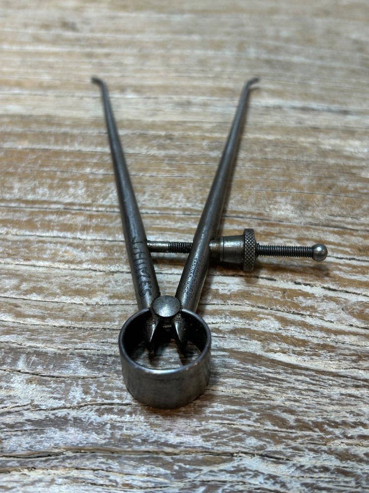 LUFKIN 142 4 in INSIDE CALIPER Spring Solid Nut VINTAGE!! Free Shipping