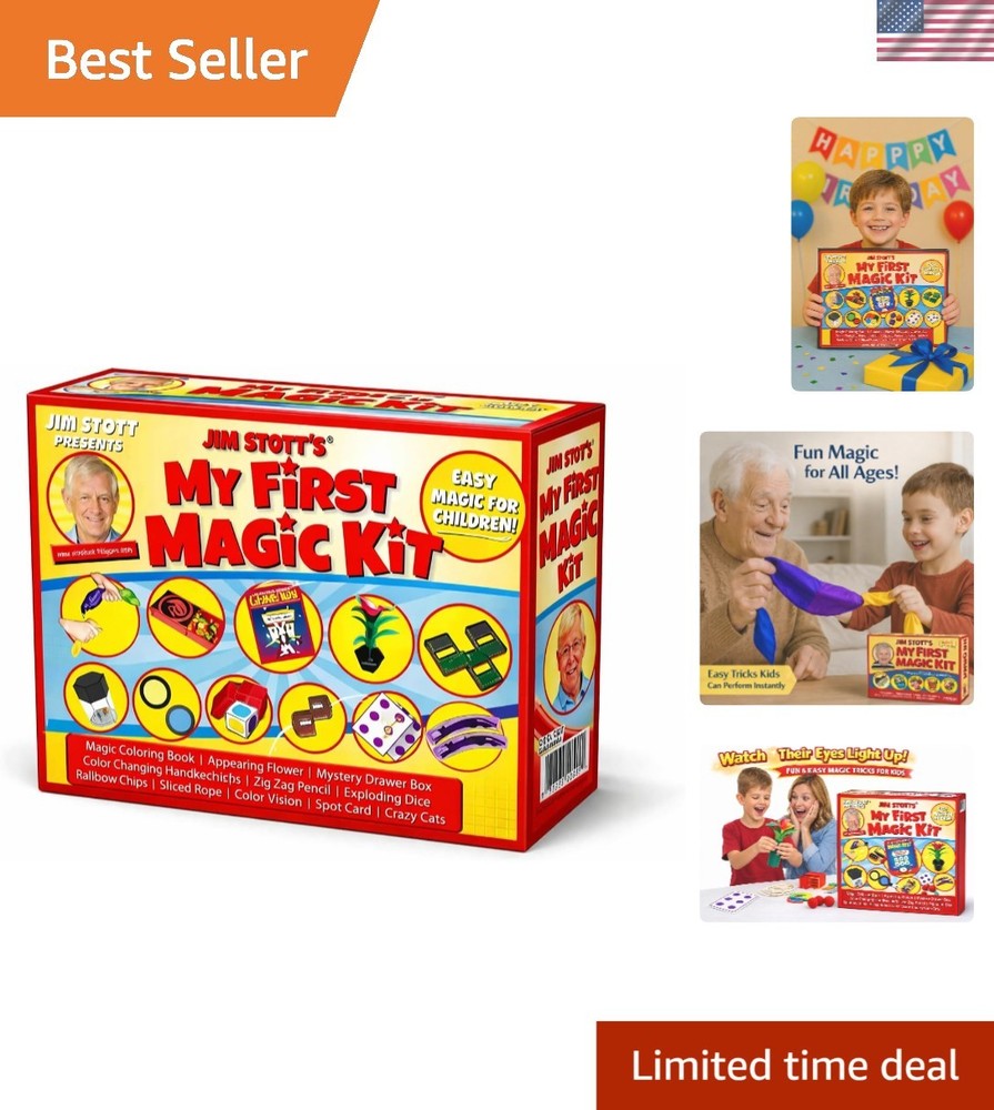 Creative Magic Kit for Kids 5-12 | 50 Tricks & Step-by-Step Instructions