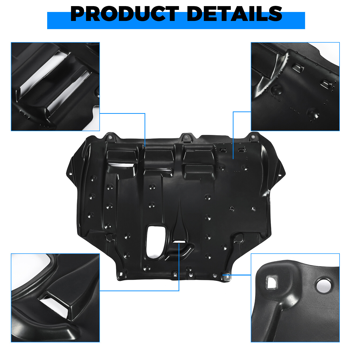 Engine Splash Shield For 12-19 Ford Focus/13-18 Ford C-Max #AV6Z6P013A FO1228121