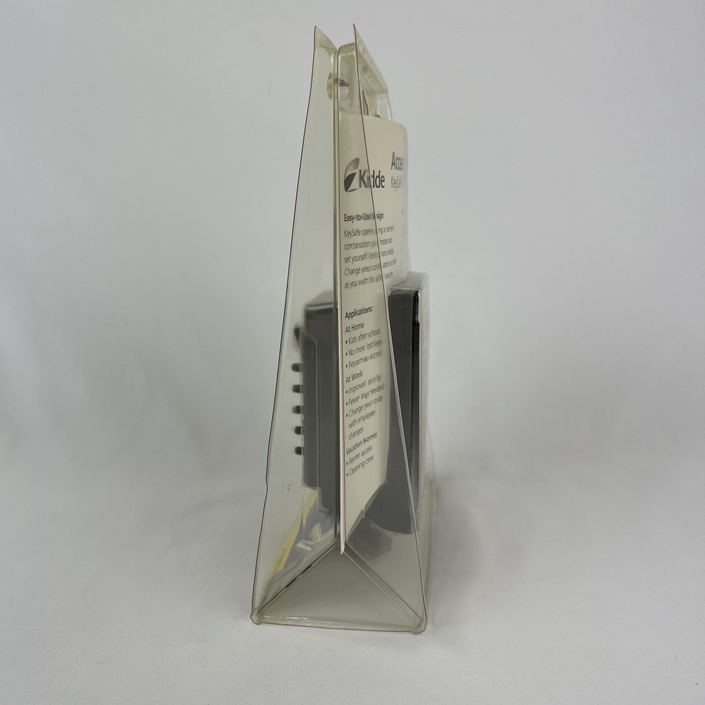 NEW Kidde Access Point Spare 5 Key Storage Push Button Combination Lock Titanium