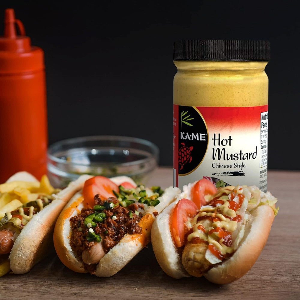 Hot Peppered Mustard, 7.25 Oz