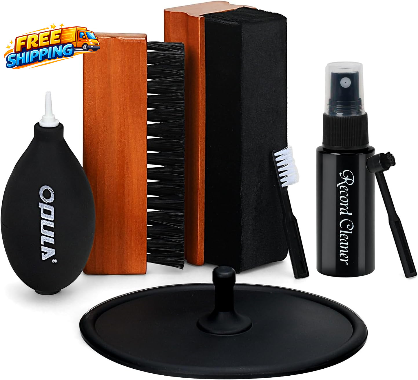 7 In 1 Vinyl Record Cleaning Kit Complete  Vinyl Record Cleaner Solution  Velvet