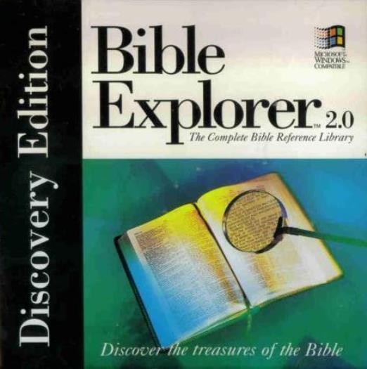 Bible Explorer 2.0 PC CD study scriptures chain references maps biblical topics!