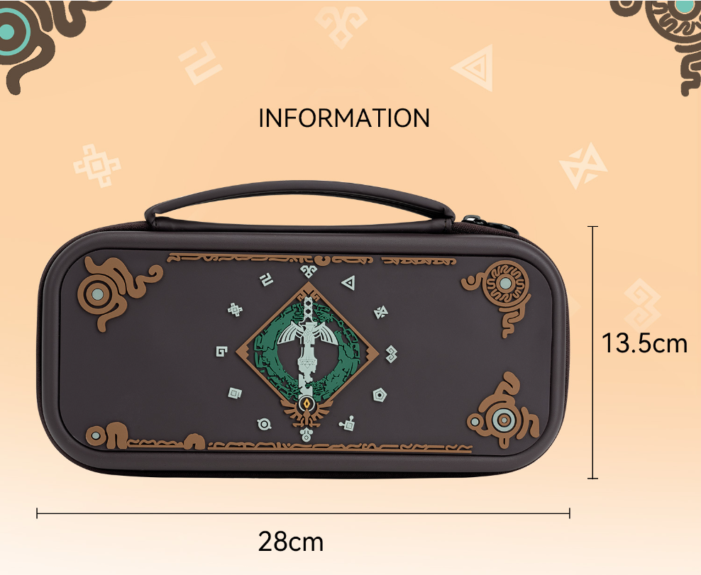 Carry Case for Nintendo Switch OLED & Normal Switch Storage Bag Zelda Luminous