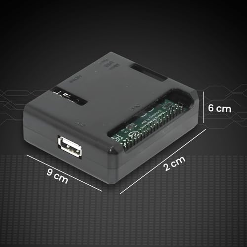 Black Case for Raspberry Pi Model A+ (Plus) Access to All Ports Assemble in