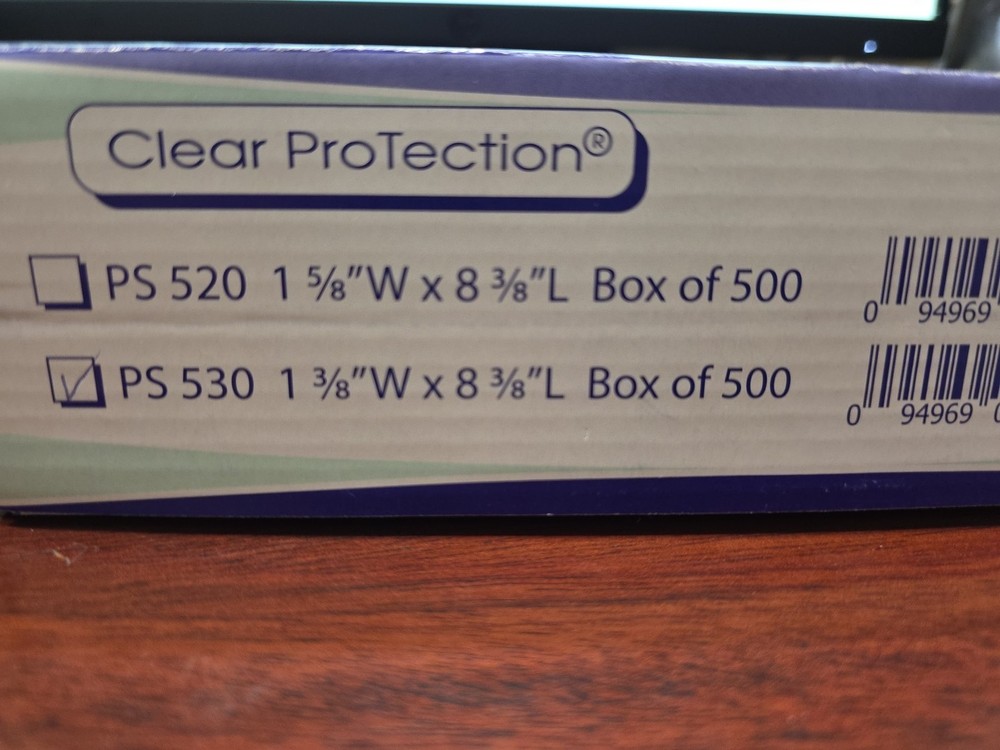 Digital X-ray Sensor Covers (PS530) 500/Pk