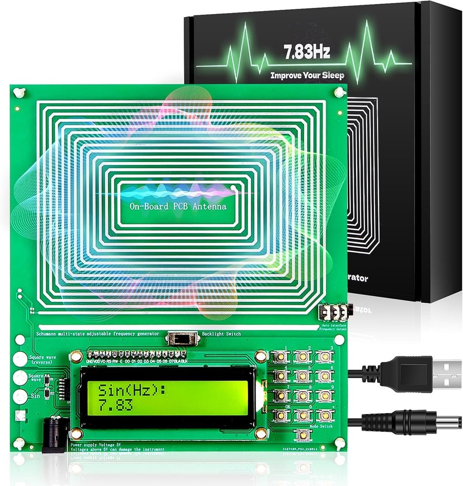 Schumann Wave Resonance Generator, Healing Frequency Generator, Rife Machine