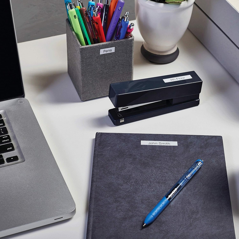 Desktop Label Maker Labelmanager 360D Rechargeable Hand-Held Label Maker, Easy-T