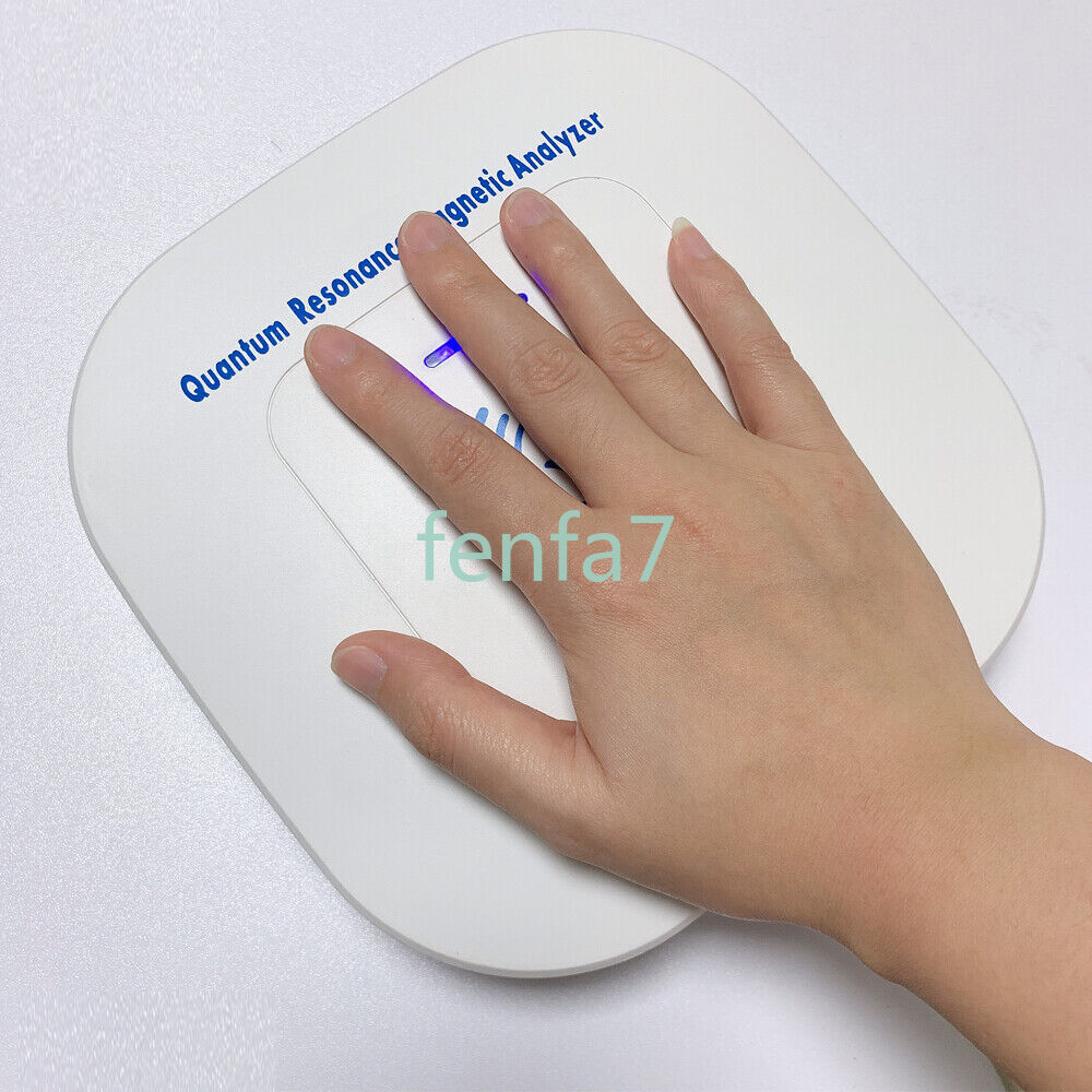 USA Drop Shipping 2024 White Hand Touch Quantum Magnetic Resonance Body Analyzer