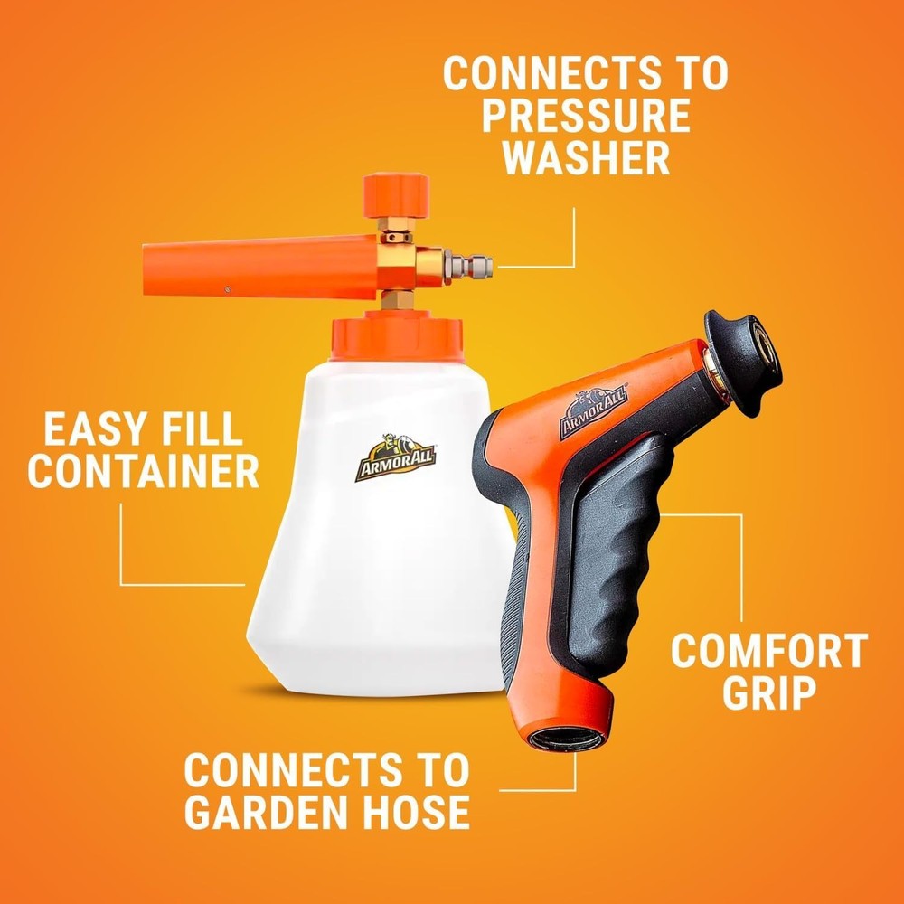Ergonomic Foam Cannon Cleaning Kit