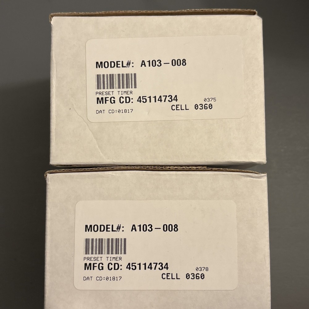 Eagle Signal A103-008 Panel Mount Timer Elapsed Time Indicator A103 Timer