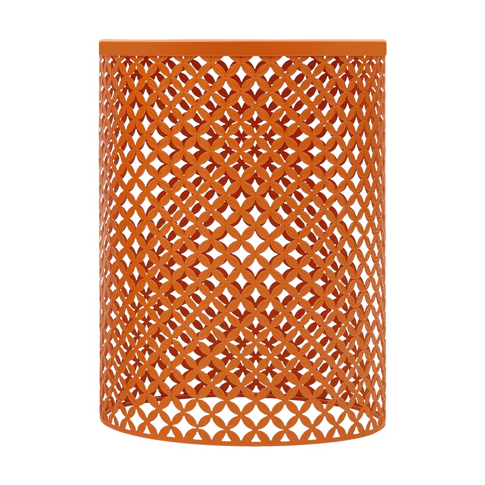 2Pcs Indoor/Outdoor Side Table, Metal Frame Accent Table, Modern End Table
