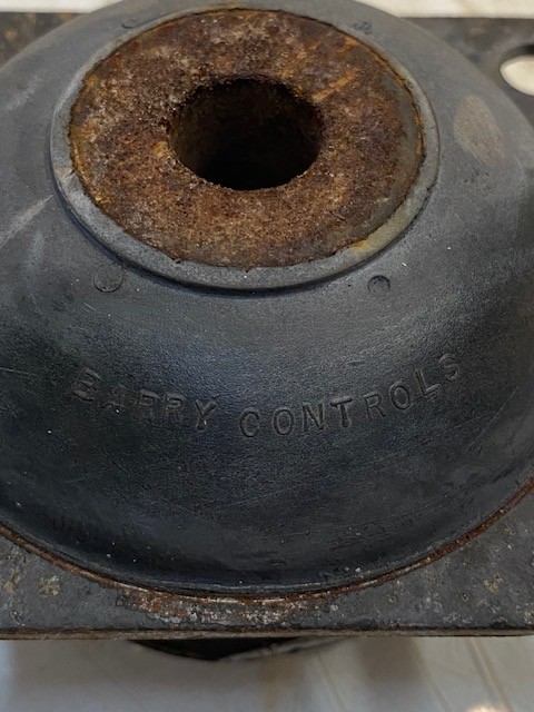 Barry Controls Resilient Engine Mounting Rubber Cab Mount 16mm Bore 4" Wide