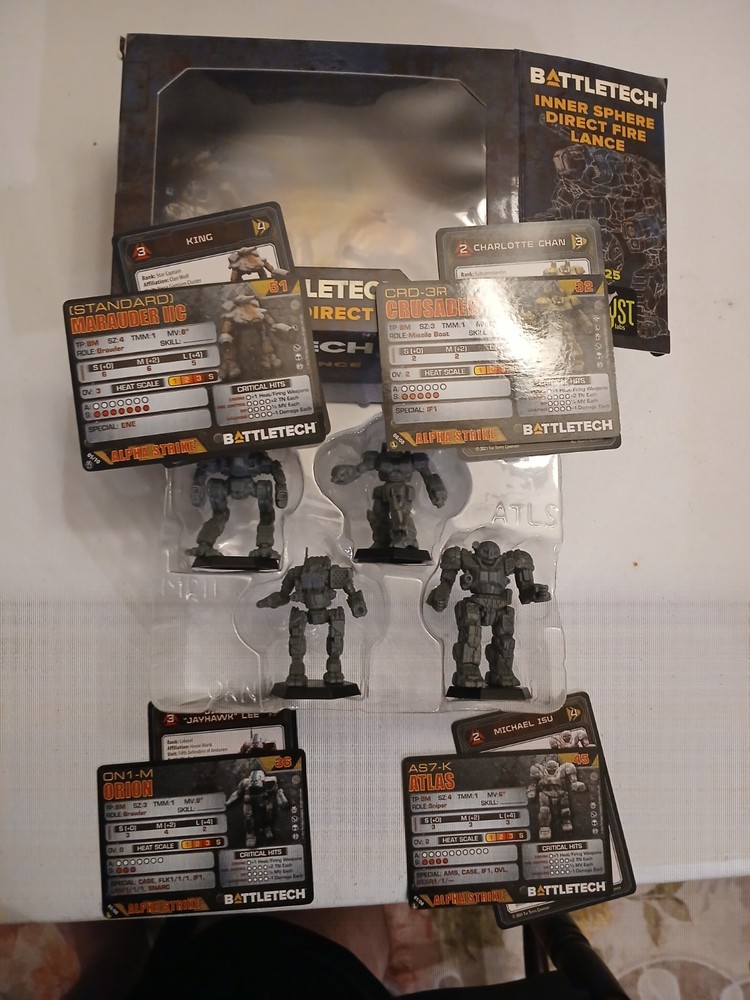 Catalyst Game Labs BattleTech Inner Sphere Direct Fire Lance Unpainted CAT35731