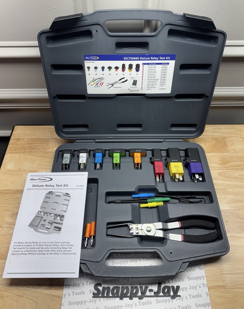 Blue-Point Snap-on Tools NEW Deluxe Relay Test Kit EECT60660