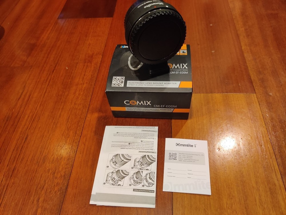 Commlite COMIX Electronic Lens Mount Adapter CM-EF-EOSM