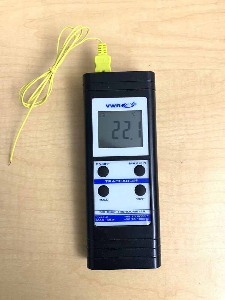 VWR® Traceable® Big-Digit Type-K Thermometer 89094-740