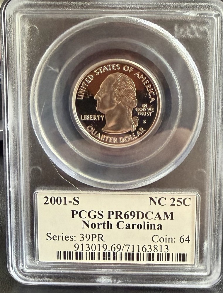 2001-S PR69DCAM