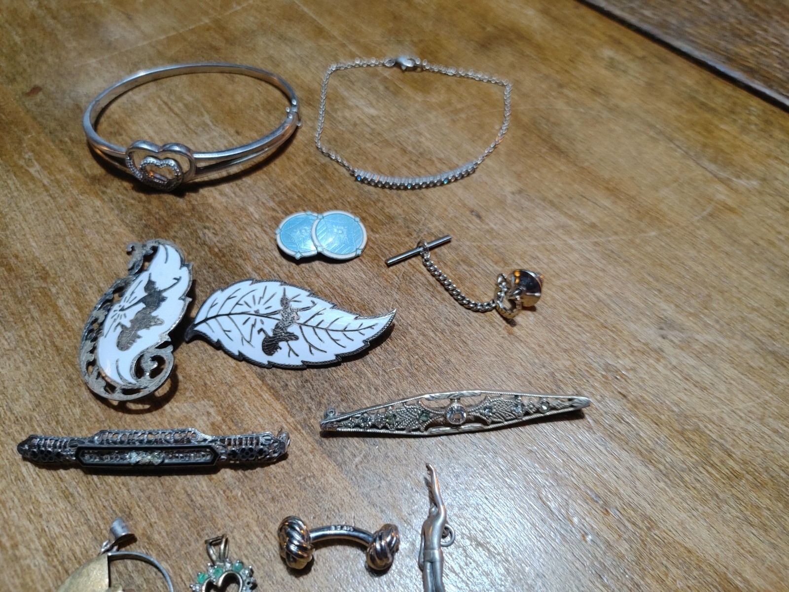 Large Sterling Silver Jewelry Lot 296 Grams