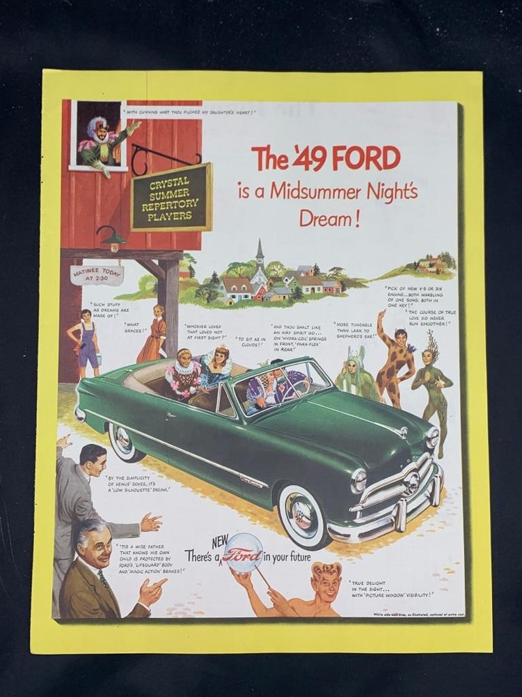 Magazine Ad* - 1949 - Ford - (green) - (#4)