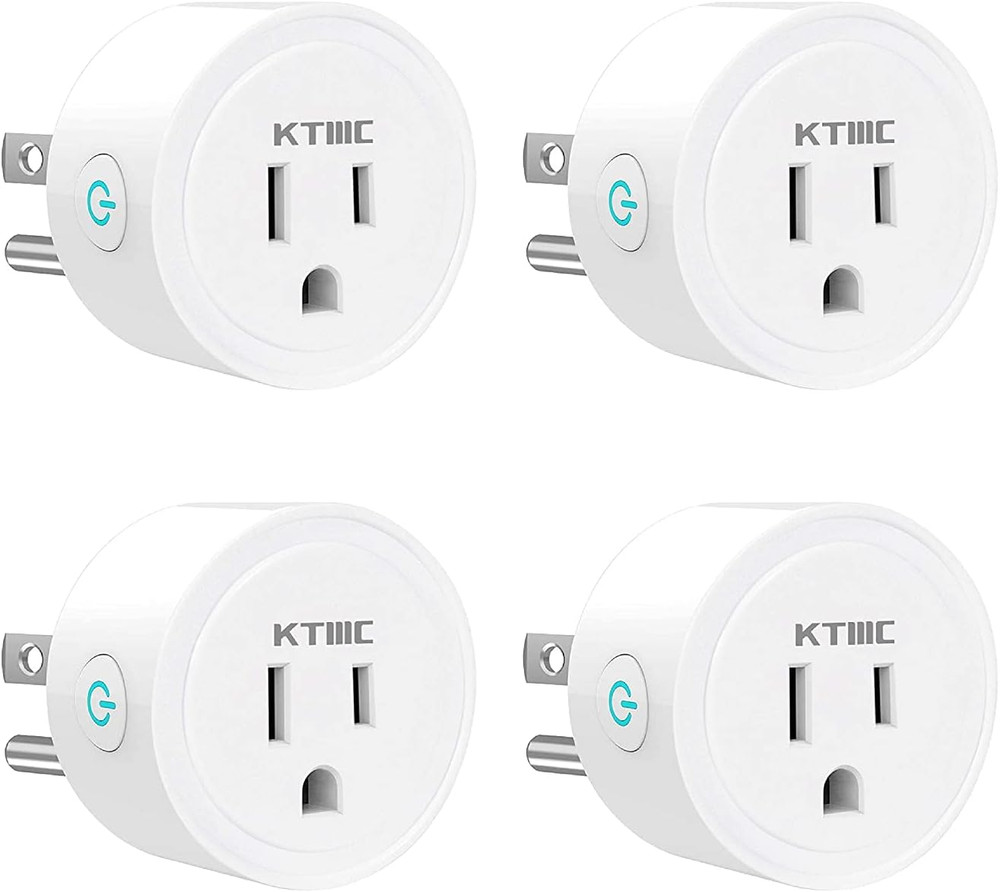 Smart Plug 4 Pack, Alexa & Google Home Compatible, No Hub Required, Remote Contr