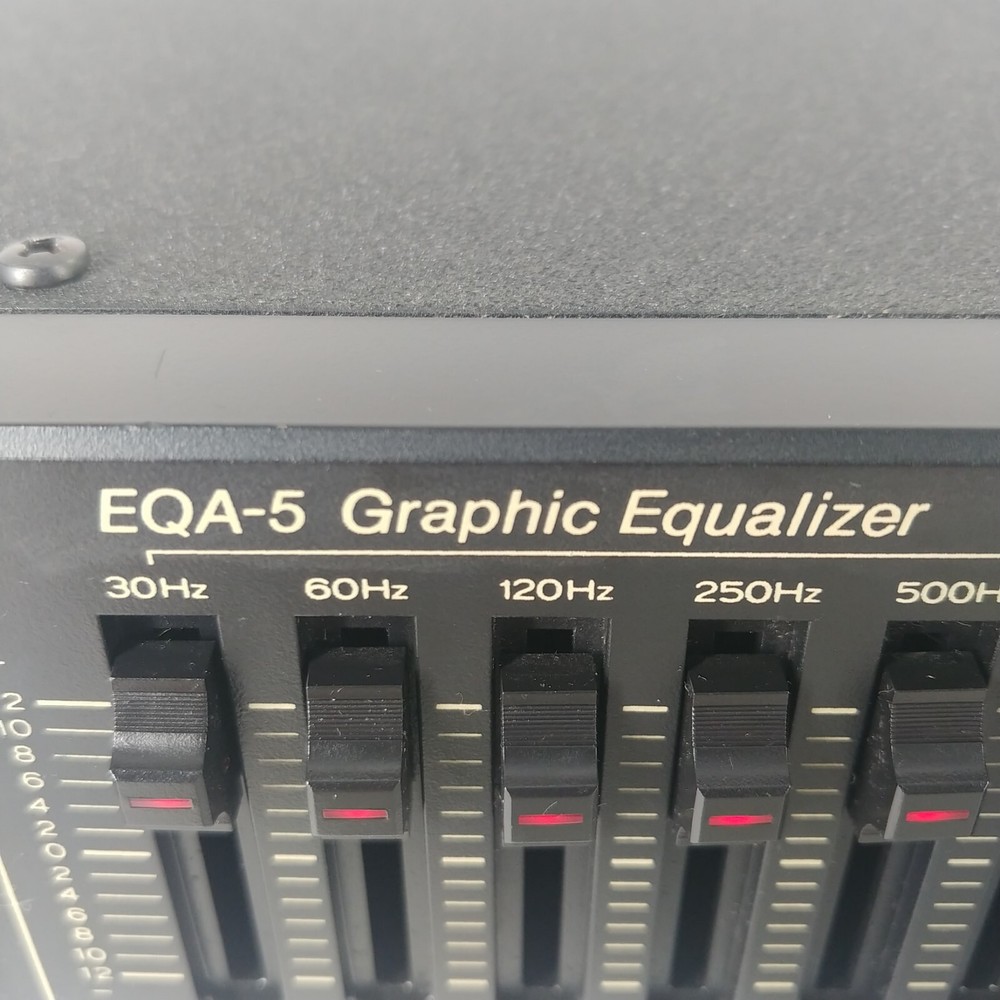 TEAC EQA-5 - 10 Band Stereo Graphic Equalizer HiFi Component- READ DESCRIPTION