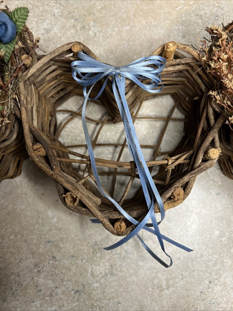 Cottage Core Handwoven Grapevine Hearts