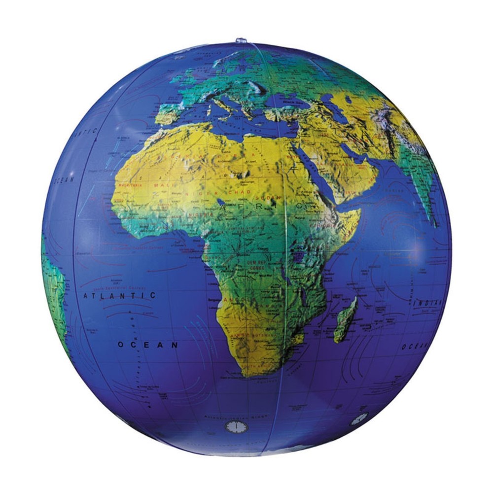Replogle Inflatable Topographical Globe 16-inch Diameter